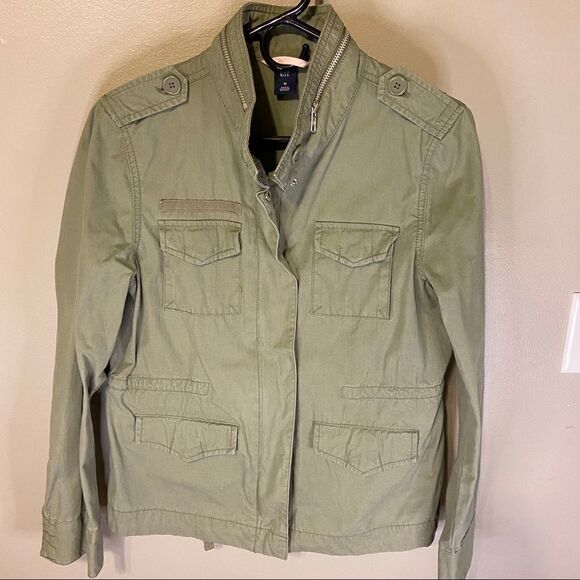 GAP medium green utility jacket - Picture 1 of 5